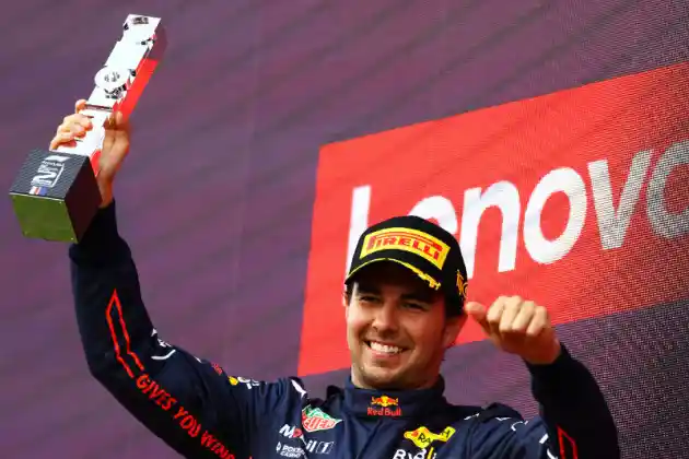 Foto - Sergio Perez Masih Amakan Podium Di GP Inggris