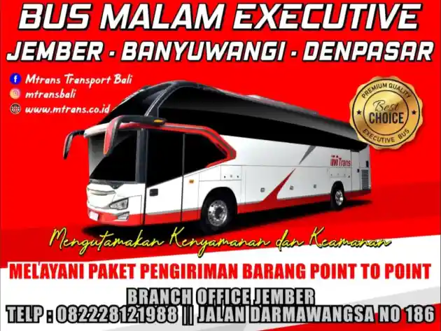 Foto - Bus-Bus Denpasar Rute Jember Makin Marak, Ini Yang Baru