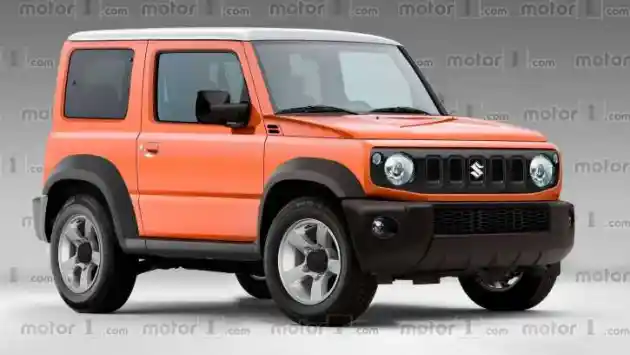 Foto - Seperti Ini Kah Wujud Nyata Suzuki Jimny Model Baru?