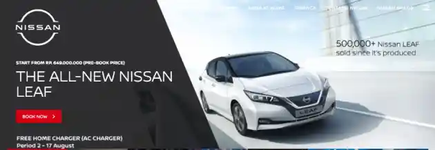 Foto - Nissan Leaf Resmi Dijual Di Indonesia, Lebih Murah Dari Kona Electric