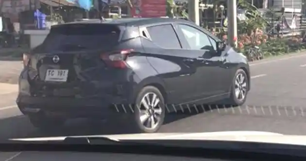 Foto - SPY SHOT: Nissan March Generasi Terbaru ada di Thailand