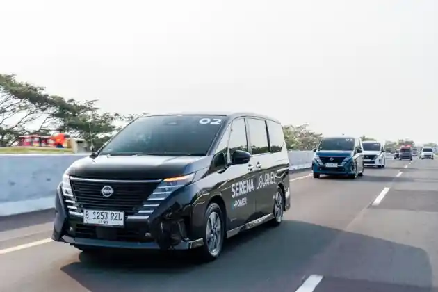 Foto - Geber Nissan Serena e-Power Jakarta-Semarang, Segini Konsumsi BBM-nya