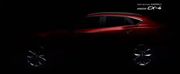 Foto - Foto Teaser Mazda CX-4 Diungkapkan Terang-Terangan Oleh Mazda