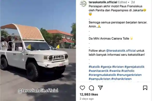 Foto - Mengintip Mobil Paus Untuk Kunjungan Ke Indonesia, Buatan Tanah Air