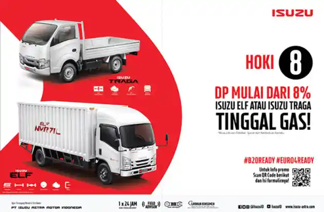 Foto - Isuzu Traga dan Elf Bisa Dimiliki Dengan Uang Muka Ringan