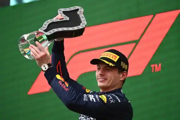 Foto - Dua Pebalap Red Bull Racing F1 Amankan Podium Seri Emilia-Romagna 2022