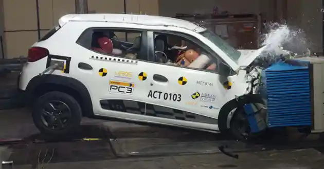 Foto - VIDEO: Perbandingan Tes Tabrak Renault Kwid Oleh ASEAN NCAP dan Global NCAP