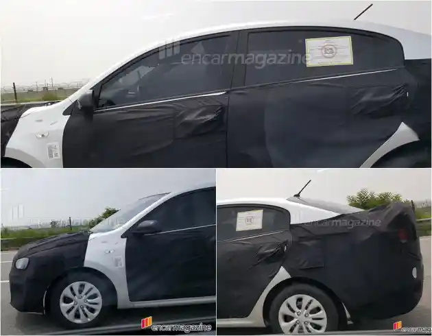 Foto - SPY SHOT: Kia Rio Sedan Terbaru