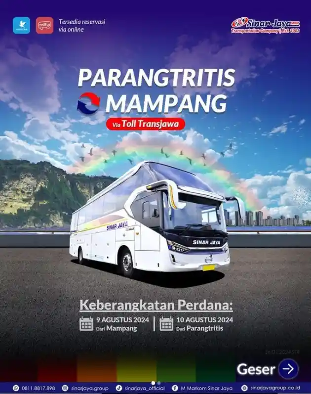 Foto - Ada Long Weekend, Ini Beberapa Rute Bus AKAP Terbaru