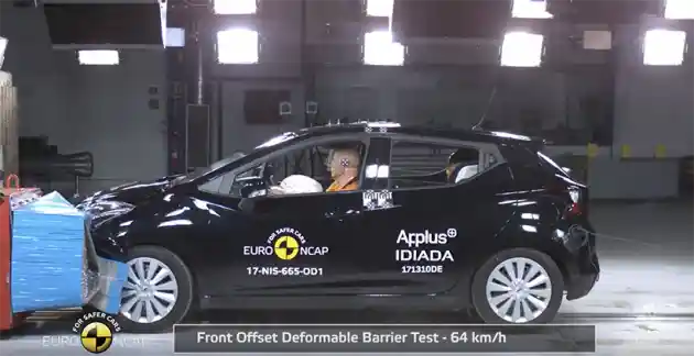 Foto - VIDEO: Crash Test Nissan Micra March 2017