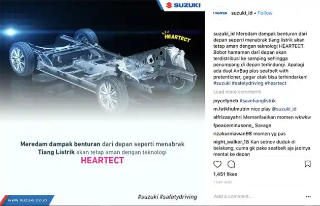 Foto - Setya Novanto Kecelakaan, Suzuki Pamerkan Fitur Keselamatan di Sosial Media