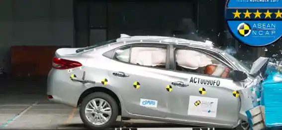 Foto - VIDEO: Crash Test Toyota Yaris Sedan (ASEAN NCAP)