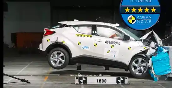 Foto - VIDEO: Crash Test Toyota C-HR 2018 (ASEAN NCAP)