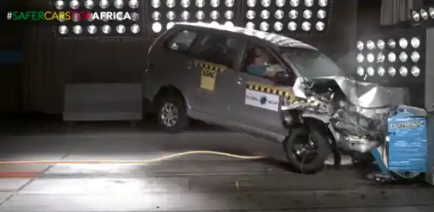 Foto - VIDEO: Crash Test Toyota Avanza Versi Afrika Selatan (Global NCAP)