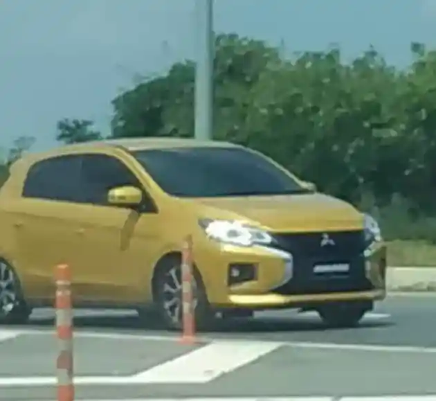 Foto - SPY SHOT: Mitsubishi Mirage Facelift di Thailand