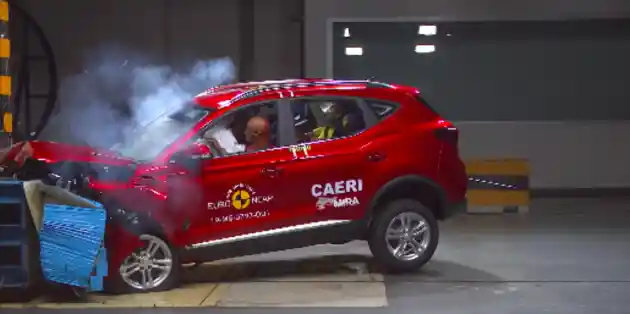 Foto - VIDEO: Crash Test MG ZS EV 2019 (Euro NCAP)