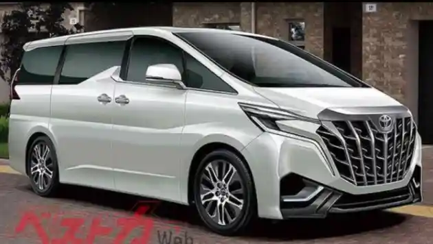 Foto - Inikah Sosok Toyota Alphard Generasi Terbaru?