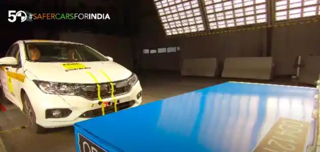 Foto - VIDEO: Crash Test Honda City Sedan (Global NCAP)