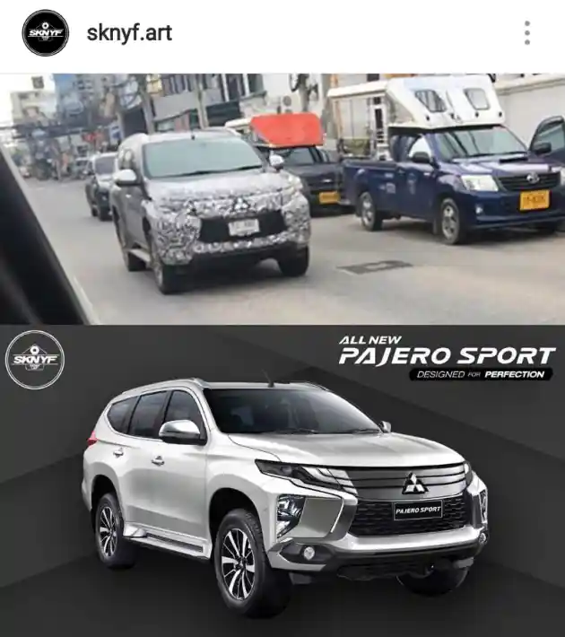 Foto - Seperti Ini Kah Mitsubishi Pajero Sport Facelift?