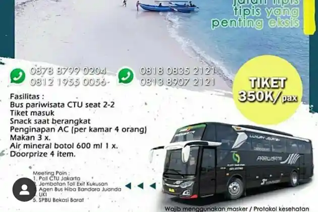 Foto - Bingung Mau Jalan-jalan Akhir Bulan? Ikut Open Trip Bus Ini