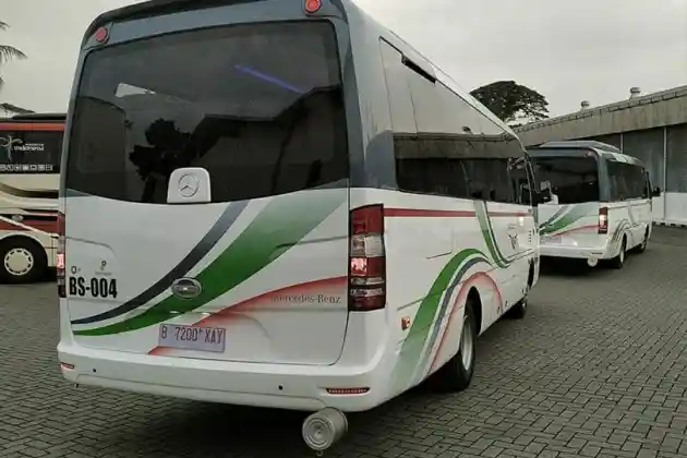 Foto - Bodi Adi Putro Big Benz, Minibus Bersasis Mercedes-Benz OF 917