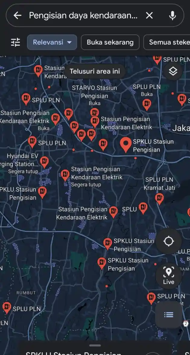 Foto - Cari Tahu SPKLU Terdekat dengan Google Maps