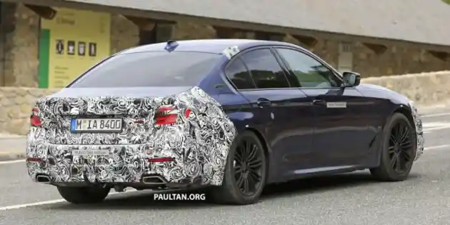 Foto - SPY SHOT: BMW Seri-5 Facelift PHEV