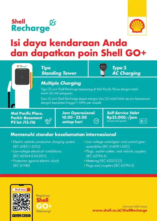 Foto - Bertarif Rp 35.000 Perjam, Apa saja Cek Keuntungan Charging di SPKLU Shell?