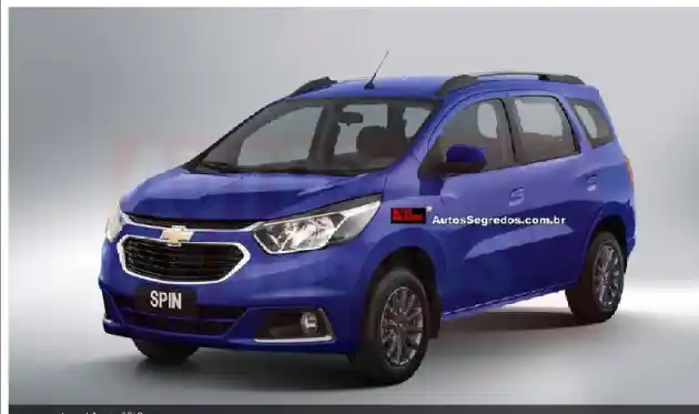 Foto - Chevrolet Spin Facelift 2017 Siap Muncul, Sayang Bukan di Indonesia
