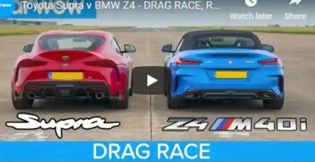 Foto - VIDEO: Drag Race Toyota Supra VS BMW Z4