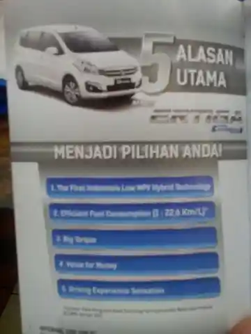 Foto - Ini Dia Spesifikasi Suzuki New Ertiga Hybrid Dan Klaim Konsumsi BBM-nya