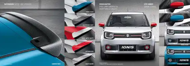 Foto - Suzuki India Perkenalkan Aksesoris Resmi Untuk Ignis. Begini Wujudnya