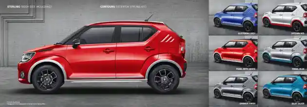 Foto - Suzuki India Perkenalkan Aksesoris Resmi Untuk Ignis. Begini Wujudnya