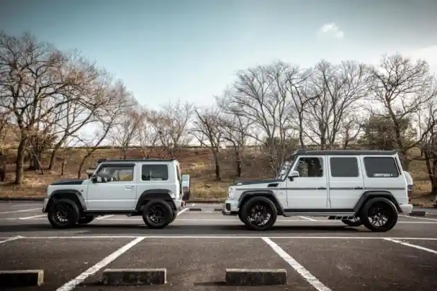 Foto - Keren, Jimny Berwujud G-Class Ada di Jepang