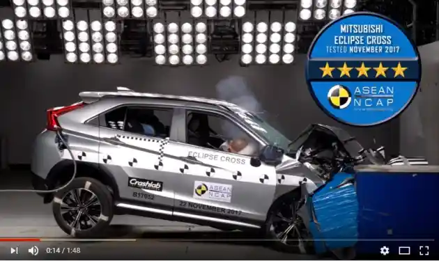 Foto - VIDEO: Crash Test Mitsubishi Eclipse Cross 2017 (ASEAN NCAP)