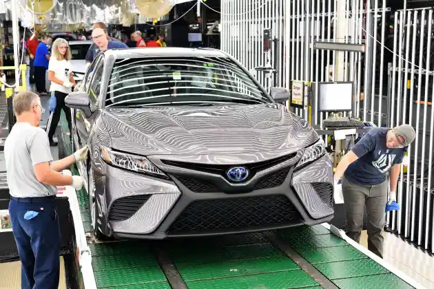 Foto - Toyota Genjot Produksi Camry Generasi Baru di AS