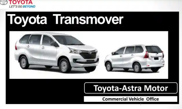 Foto - Toyota Transmover Laris Jadi Taksi, Bukan Untuk Masyarakat Umum