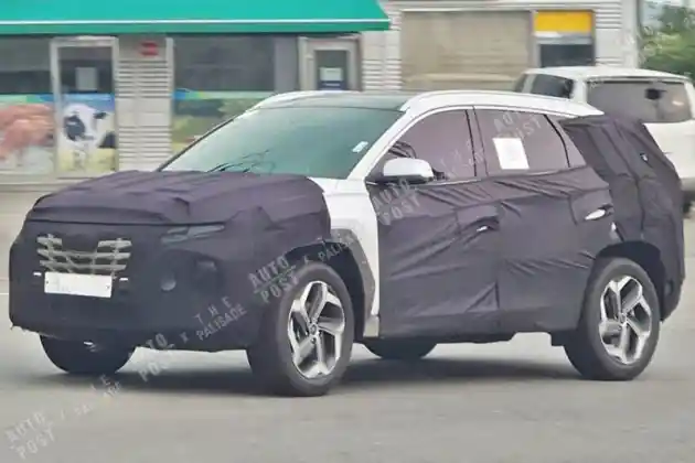 Foto - SPY SHOT: Hyundai Tucson Generasi Keempat Tawarkan Kursi 7 Penumpang