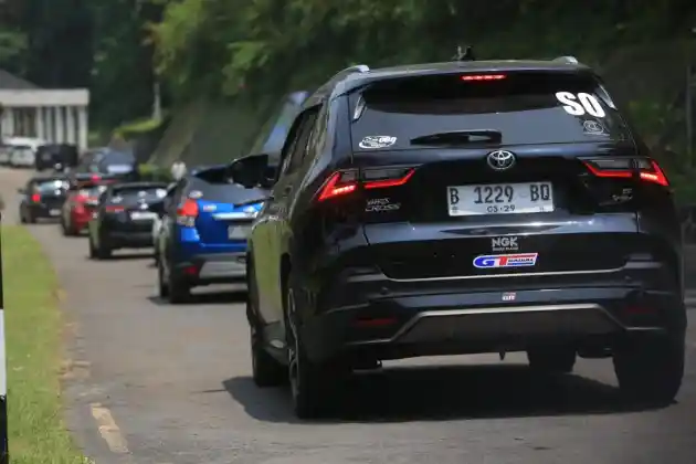 Foto - Adu Irit Toyota Yaris Cross Hybrid EV Oleh Komunitas TYCI, Terbaik Catat 1 Liter 43 Km