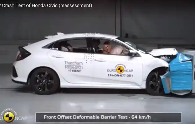 Foto - VIDEO: Crash Test Honda Civic Turbo Hatchback (Euro ANCAP)
