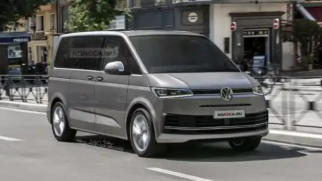 Foto - Purwarupa Volkswagen T7, Menyuguhkan Desain Yang Beda Dengan Pendahulunya