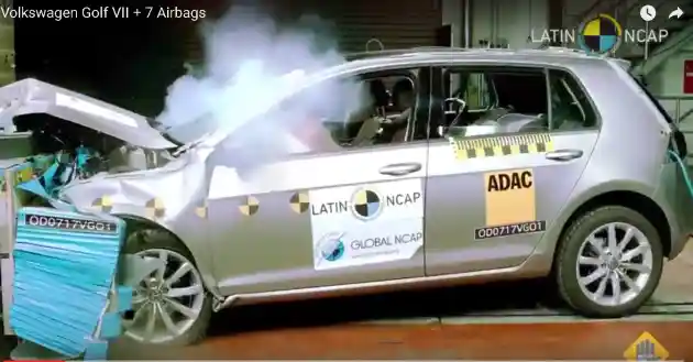 Foto - VIDEO: Crash Test Volkswagen Golf Mk7 2017 (Latin NCAP)