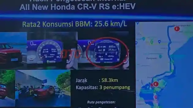 Foto - Catatan Konsumsi BBM Honda CR-V e:HEV, Tembus 25,6 km/Liter