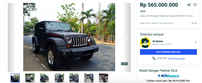 Mobil jeep bekas harga 50 jutaan